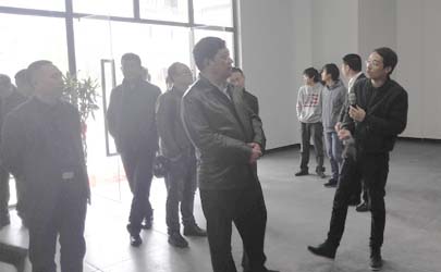 西藏貢嘎縣代表團參觀基準設計機構(長沙)